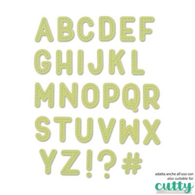 Impronte d'Autore Cutting Dies - Puffy Alphabet